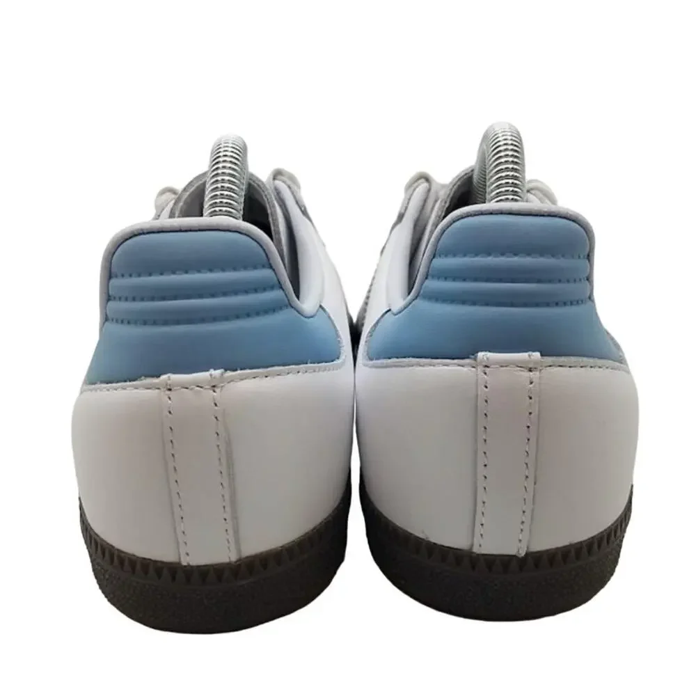Adidas Samba OG White & Blue Sneakers Unisex Size‎ 7.5 – Worn 3 times